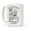 Just a Mer-Witch Making Ocean Potions Coffee Mug Just a Mer-Witch Making Ocean Potions Coffee Mug