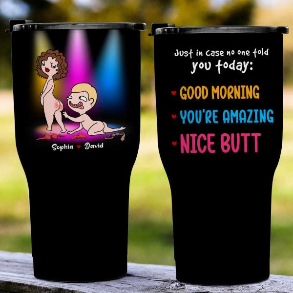 Just In Case No One Told You Today Nice Butt Personalized Mug, Couple Gift Just In Case No One Told You Today Nice Butt Personalized Mug, Couple Gift