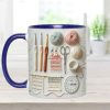 Just Love Crocheting - Personalized Accent Mug - Gift For Her HH01 Just Love Crocheting - Personalized Accent Mug - Gift For Her HH01