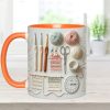 Just Love Crocheting - Personalized Accent Mug - Gift For Her HH01 Just Love Crocheting - Personalized Accent Mug - Gift For Her HH01