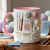 Just Love Crocheting - Personalized Accent Mug - Gift For Her HH01 Just Love Crocheting - Personalized Accent Mug - Gift For Her HH01