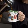 Just Remember If We Get Caught Funny 3D Bestie - Personalized White Edge-to-Edge Mug