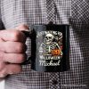 Just Waiting for Halloween Personalized Mug, Spooky Skeleton Gift with Custom Name Just Waiting for Halloween Personalized Mug, Spooky Skeleton Gift with Custom Name