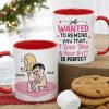 Just Wanted To Remind You That I Love You & Your Butt Is Perfect - Personalized Butt Couple Mug - Gift For Couple
