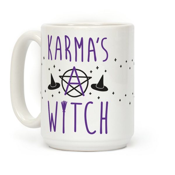 Karma's A Witch Coffee Mug Karma's A Witch Coffee Mug