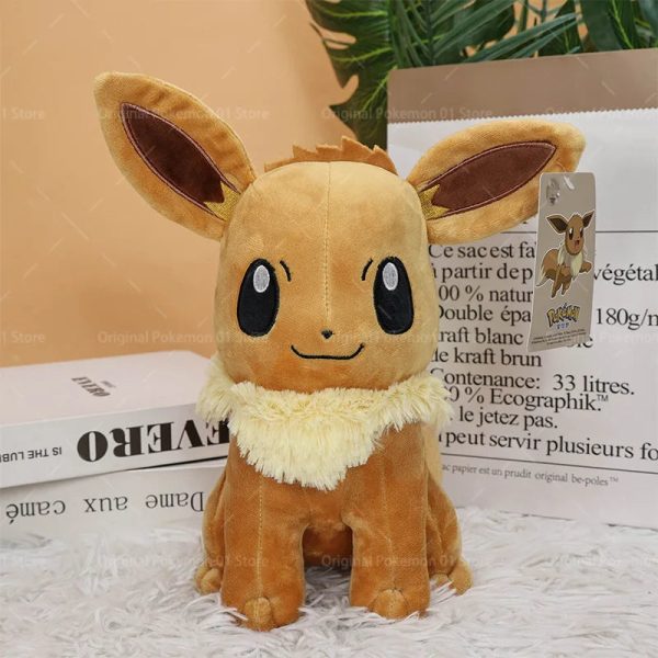 Kawaii 27cm Eevee Plush Toy - Soft Stuffed Animal for Kids' Gifts Kawaii 27cm Eevee Plush Toy - Soft Stuffed Animal for Kids' Gifts