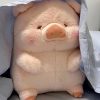 Kawaii Anime Pig Plush Toy - Soft Toast Pillow for Girls' Xmas Gift