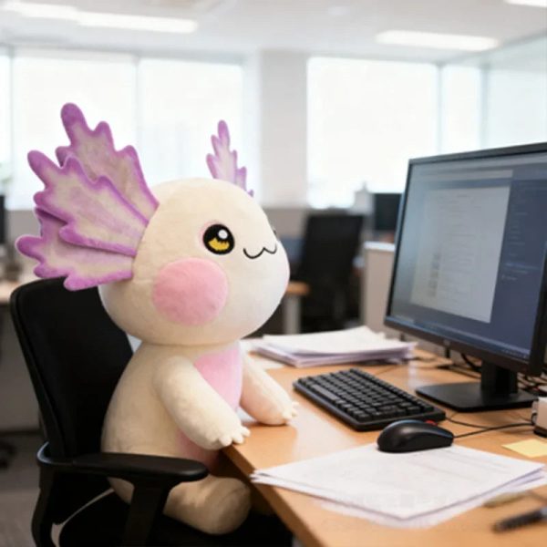Kawaii Axolotl Plush Toy 25cm Soft Stuffed Animal for Kids Kawaii Axolotl Plush Toy 25cm Soft Stuffed Animal for Kids