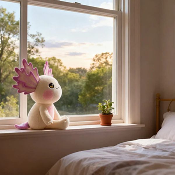 Kawaii Axolotl Plush Toy 25cm Soft Stuffed Animal for Kids Kawaii Axolotl Plush Toy 25cm Soft Stuffed Animal for Kids