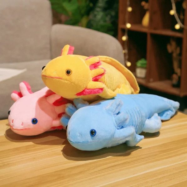 Kawaii Axolotl Plush Toy 45CM Cute Stuffed Salamander Pillow for Kids Kawaii Axolotl Plush Toy 45CM Cute Stuffed Salamander Pillow for Kids