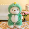 Kawaii Bear Plush Toy – Soft Stuffed Teddy in Suit for Kids and Adults