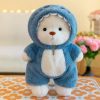 Kawaii Bear Plush Toy – Soft Stuffed Teddy in Suit for Kids and Adults