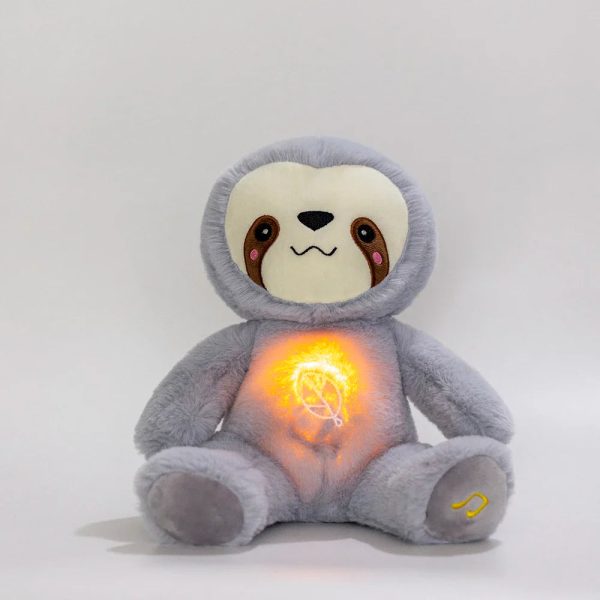 Kawaii Breathing Sloth Plush Toy - Soothing Sound & Light Sleep Companion Kawaii Breathing Sloth Plush Toy - Soothing Sound & Light Sleep Companion