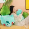Kawaii Bulbasaur Plush Toy - Soft Anime Doll & Throw Pillow Gift