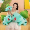 Kawaii Bulbasaur Plush Toy - Soft Anime Doll & Throw Pillow Gift