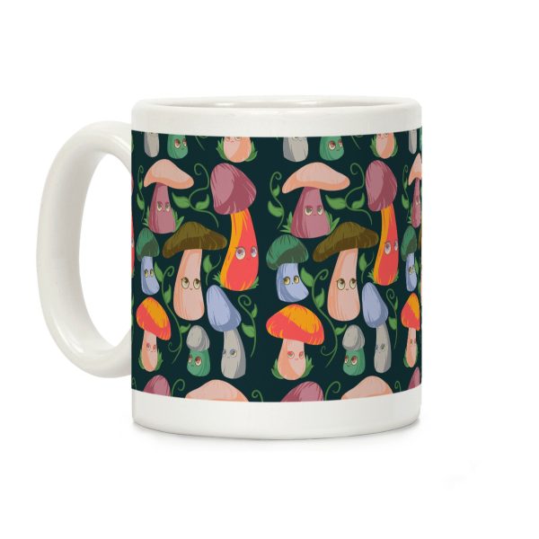 Kawaii Cottage Mushrooms Coffee Mug Kawaii Cottage Mushrooms Coffee Mug