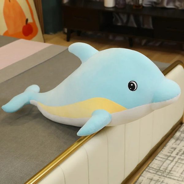 Kawaii Dolphin & Whale Shark Plush Toy - Soft, Cute Animal Pillow for Kids Kawaii Dolphin & Whale Shark Plush Toy - Soft, Cute Animal Pillow for Kids