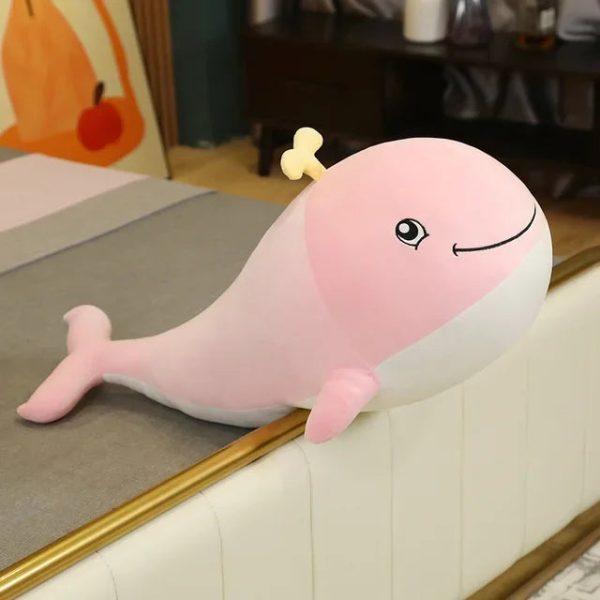 Kawaii Dolphin & Whale Shark Plush Toy - Soft, Cute Animal Pillow for Kids Kawaii Dolphin & Whale Shark Plush Toy - Soft, Cute Animal Pillow for Kids
