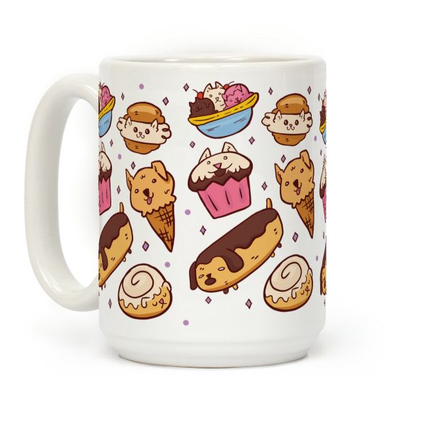 Kawaii Food Dogs Coffee Mug Kawaii Food Dogs Coffee Mug