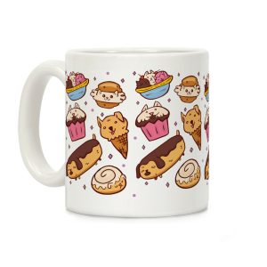 Kawaii Food Dogs Coffee Mug