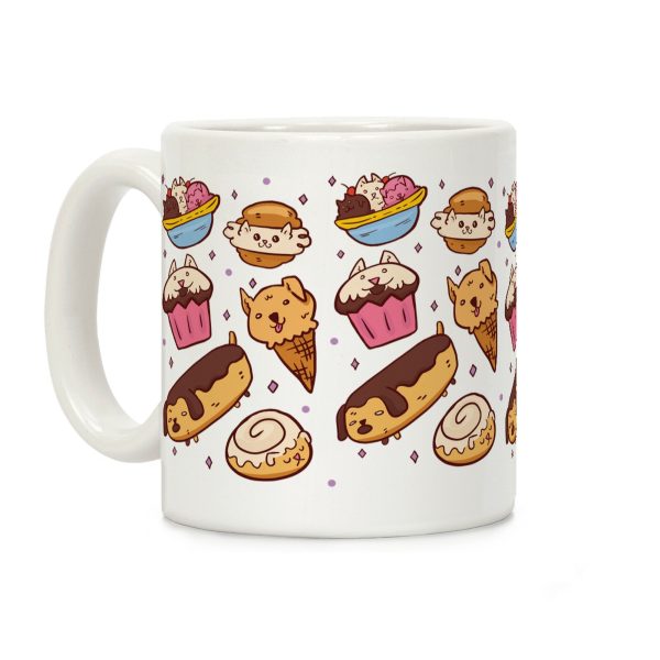 Kawaii Food Dogs Coffee Mug Kawaii Food Dogs Coffee Mug