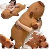 Kawaii Giant Capybara Plush Doll - Cozy Home Decor & Cute Companion Kawaii Giant Capybara Plush Doll - Cozy Home Decor & Cute Companion