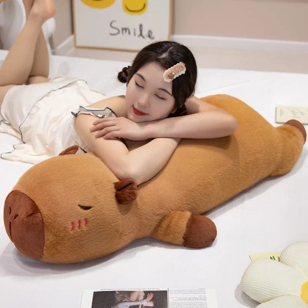 Kawaii Giant Capybara Plush Doll - Cozy Home Decor & Cute Companion Kawaii Giant Capybara Plush Doll - Cozy Home Decor & Cute Companion
