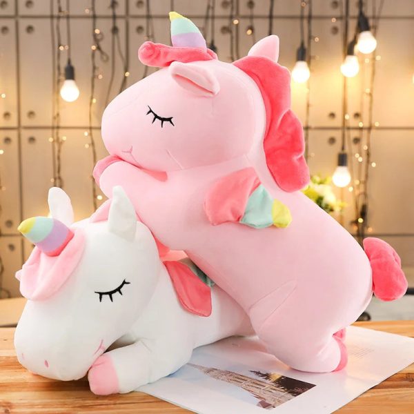 Kawaii Giant Unicorn Plush Toy - Soft, Cuddly, Perfect Gift for Kids!