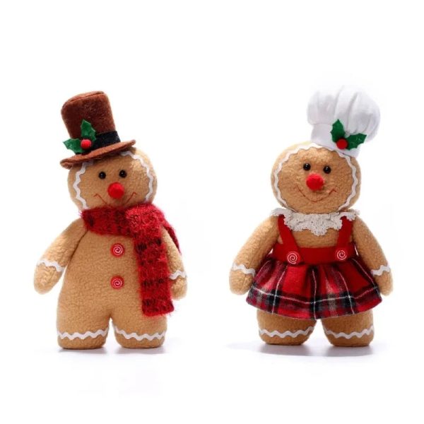 Kawaii Gingerbread Plush Toy - Adorable Christmas Ornament for All!