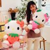 Kawaii Hello Kitty Strawberry Plush Doll - Adorable Gift & Home Decor