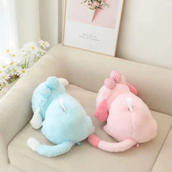 Kawaii Kuromi & My Melody Plush Toy - Soft Cartoon Pillow Cover Kawaii Kuromi & My Melody Plush Toy - Soft Cartoon Pillow Cover