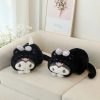 Kawaii Kuromi & My Melody Plush Toy - Soft Cartoon Pillow Cover Kawaii Kuromi & My Melody Plush Toy - Soft Cartoon Pillow Cover