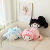 Kawaii Kuromi & My Melody Plush Toy - Soft Cartoon Pillow Cover Kawaii Kuromi & My Melody Plush Toy - Soft Cartoon Pillow Cover