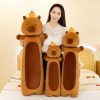 Kawaii Long Cat Plush Doll - Soft Stuffed Animal Pillow for Home Decor