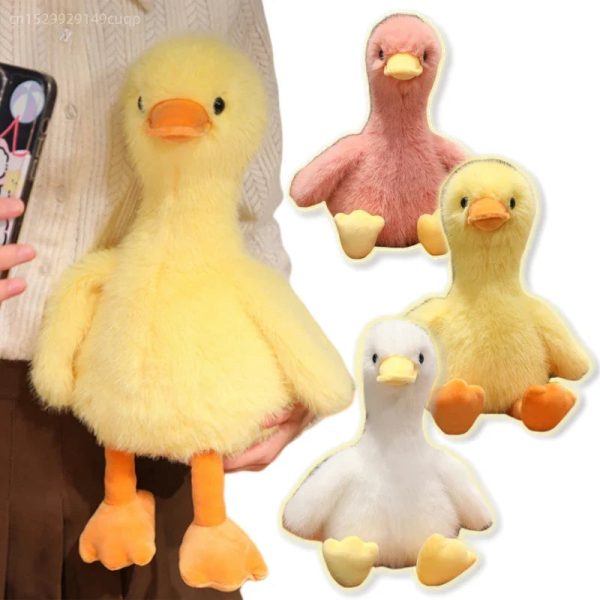 Kawaii Long-Haired Duck Plush Toy - Soft, Adorable Sleep Companion Kawaii Long-Haired Duck Plush Toy - Soft, Adorable Sleep Companion