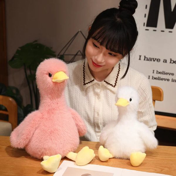Kawaii Long-Haired Duck Plush Toy - Soft, Adorable Sleep Companion Kawaii Long-Haired Duck Plush Toy - Soft, Adorable Sleep Companion