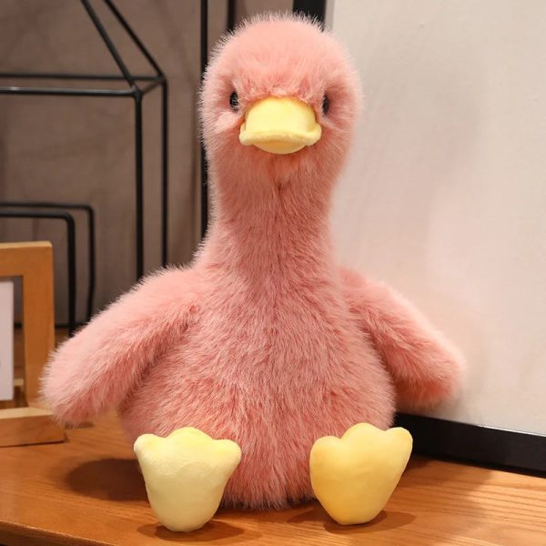 Kawaii Long-Haired Duck Plush Toy - Soft, Adorable Sleep Companion Kawaii Long-Haired Duck Plush Toy - Soft, Adorable Sleep Companion