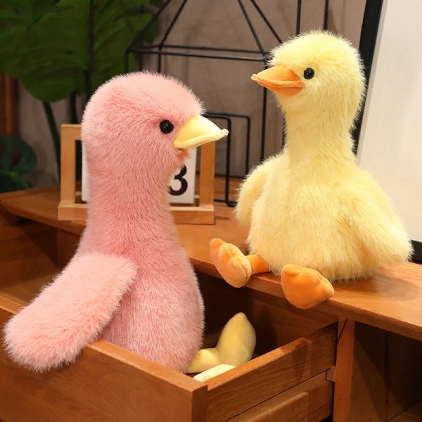 Kawaii Long-Haired Duck Plush Toy - Soft, Adorable Sleep Companion Kawaii Long-Haired Duck Plush Toy - Soft, Adorable Sleep Companion