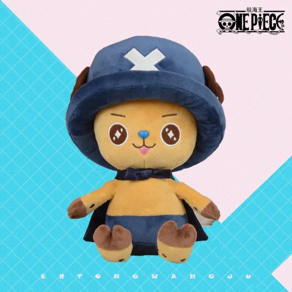 Kawaii One Piece Plush Dolls - Luffy & Chopper Soft Stuffed Toys