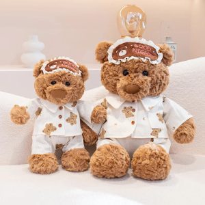 Kawaii Pajama Bear Plush Sleep Companion