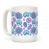 Kawaii Pastel Space Bounty Hunter and Aliens Parody Pattern Coffee Mug Kawaii Pastel Space Bounty Hunter and Aliens Parody Pattern Coffee Mug