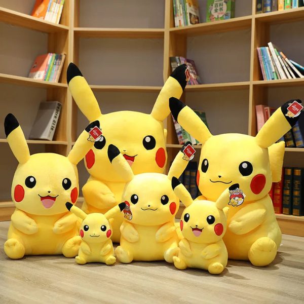Kawaii Pikachu Plush Toy - Adorable Anime Throw Pillow for Kids & Friends Kawaii Pikachu Plush Toy - Adorable Anime Throw Pillow for Kids & Friends