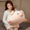 Kawaii Pink Pig Plush Toy - Soft Cushion for Cozy Decor & Gifts Kawaii Pink Pig Plush Toy - Soft Cushion for Cozy Decor & Gifts