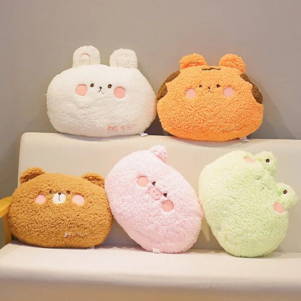 Kawaii Plush Animal Pillows - Soft, Adorable Cushions for Kids