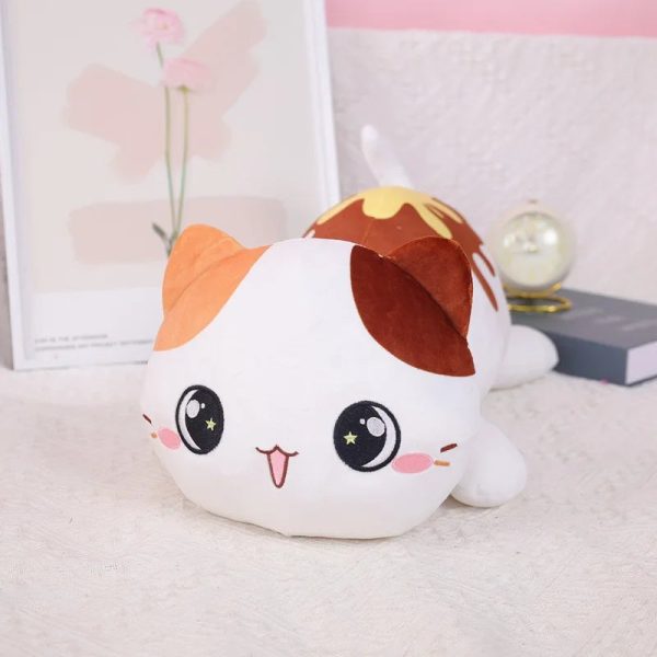 Kawaii Plush Cartoon Cat Doll - Soft, Cuddly Kitten Pillow Toy Kawaii Plush Cartoon Cat Doll - Soft, Cuddly Kitten Pillow Toy