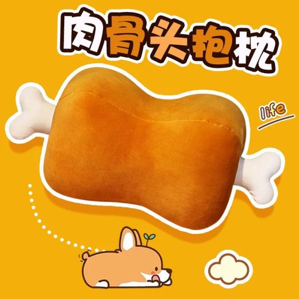 Kawaii Plush Chicken Leg Pillow - Fun Cushion for Cozy Comfort Kawaii Plush Chicken Leg Pillow - Fun Cushion for Cozy Comfort