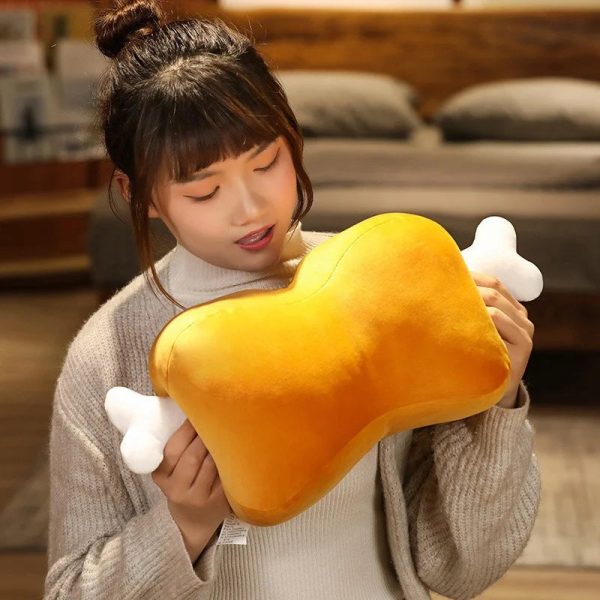 Kawaii Plush Chicken Leg Pillow - Fun Cushion for Cozy Comfort Kawaii Plush Chicken Leg Pillow - Fun Cushion for Cozy Comfort
