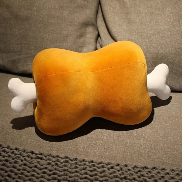 Kawaii Plush Chicken Leg Pillow - Fun Cushion for Cozy Comfort Kawaii Plush Chicken Leg Pillow - Fun Cushion for Cozy Comfort