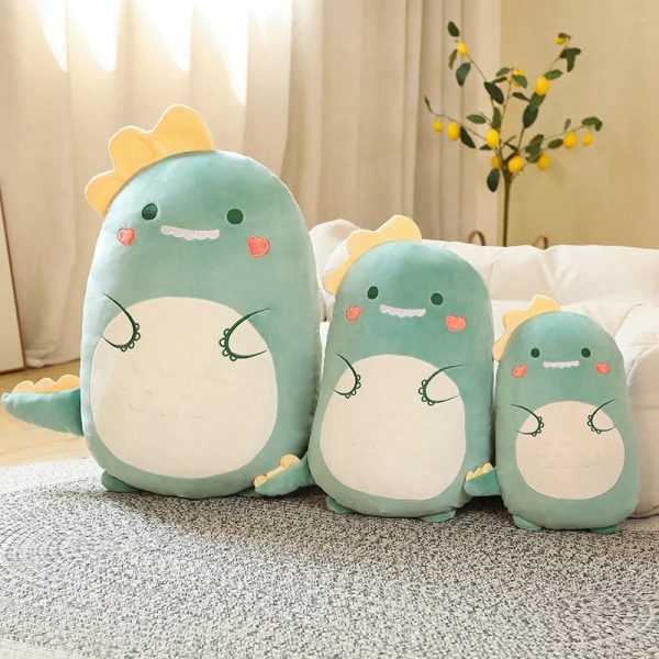 Kawaii Plush Dinosaur & Shiba Inu Pillow - Adorable Sleep Cushions