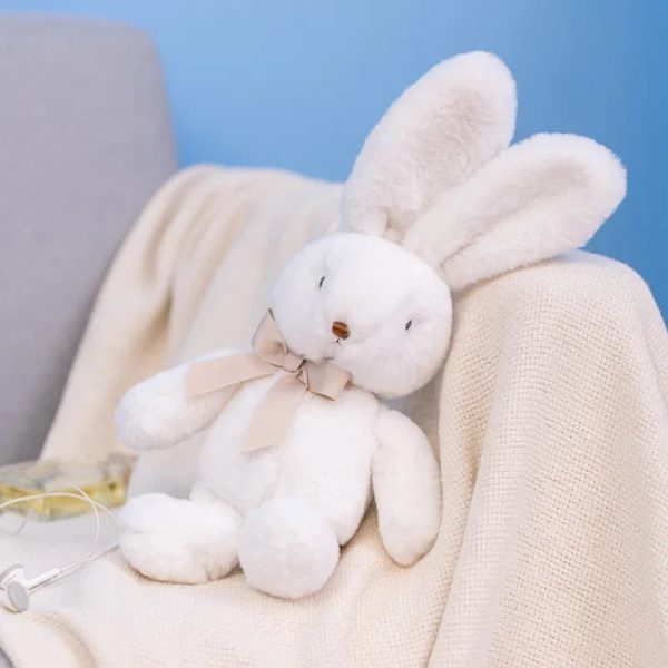 Kawaii Rabbit Plushie: Adorable Bow Tie Hug Doll for Creative Gifts